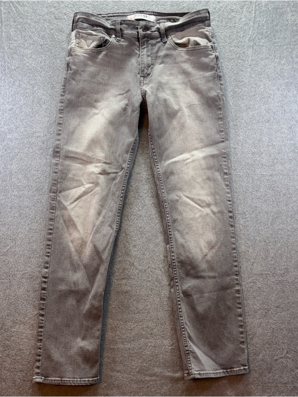 Guess Los Angeles Women Size 32 Black Straight Leg Jeans